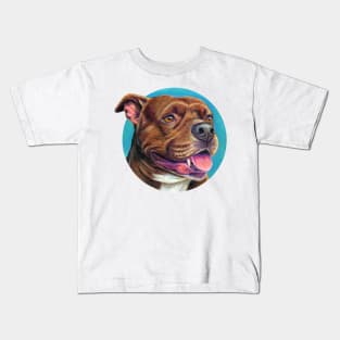 Staffordshire Bull Terrrier Kids T-Shirt